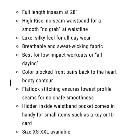 Evree Bella Heart Booty Leggings - Picture 8 of 8